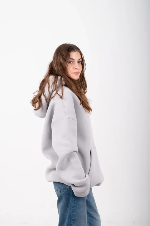 Light Grey Oversized Hoodie