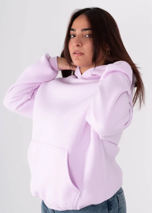 Light Purple Oversized Hoodie