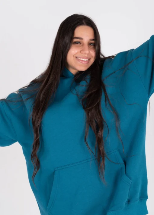 Petrol Oversized Hoodie