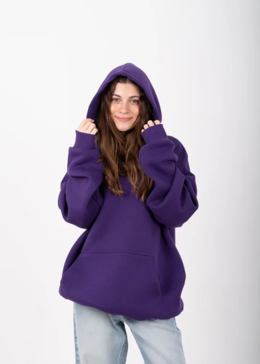 Purple Oversized Hoodie - Image 4