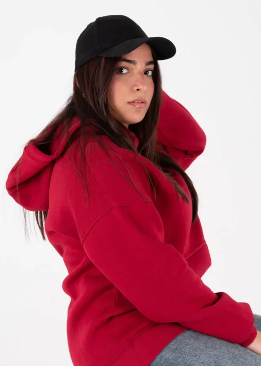 Red Oversized Hoodie