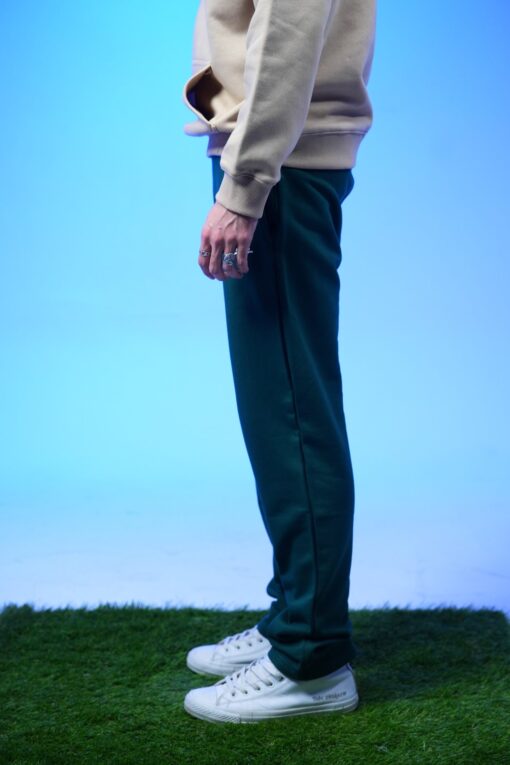 plain sweatpants  dark-green - Image 3