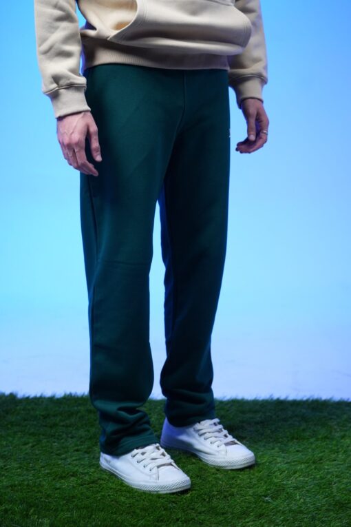 plain sweatpants  dark-green - Image 6