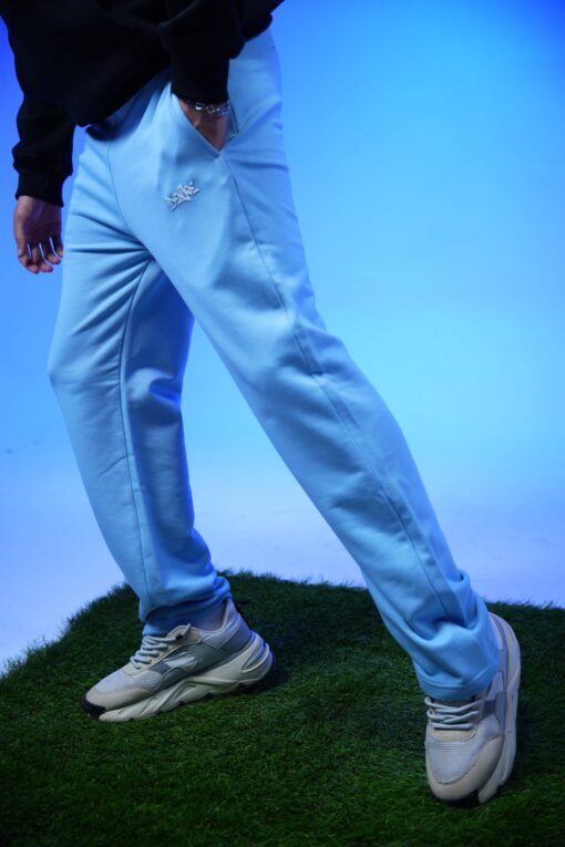 plain sweatpants baby blue - Image 21