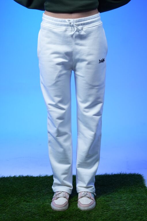 plain sweatpants  White