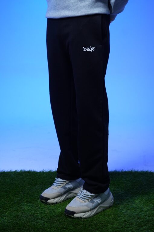 Plain Sweatpants Black - Image 2