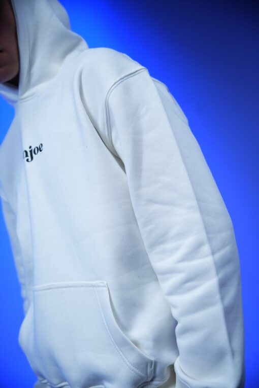 let your spirit fly printed oversized hoodie White - Image 6