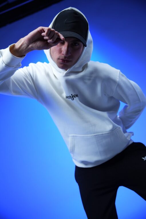 let your spirit fly printed oversized hoodie White - Image 7