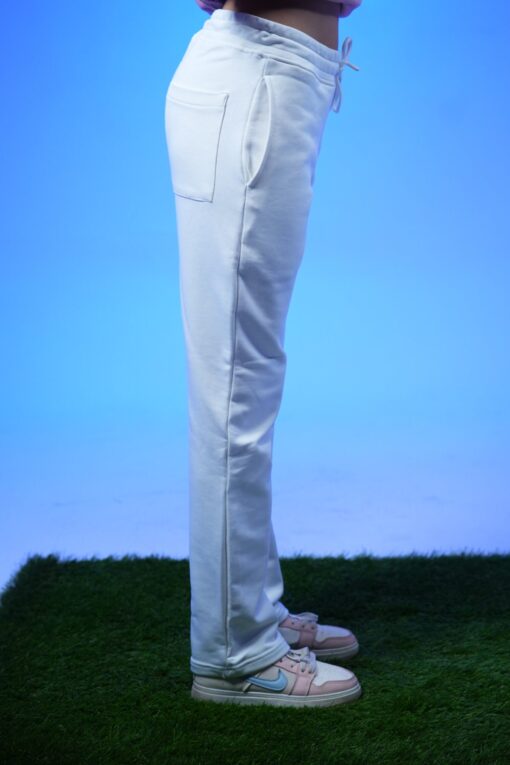 plain sweatpants  White - Image 5