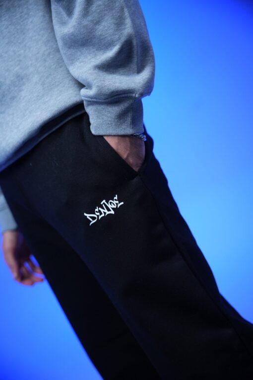 Plain Sweatpants Black - Image 10