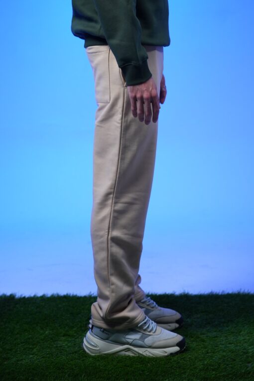 plain sweatpants  Beige - Image 4