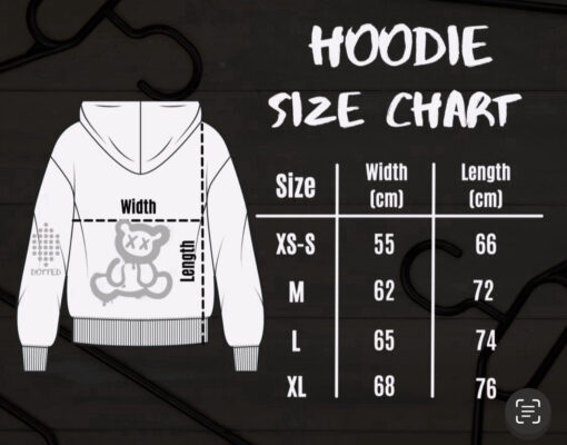 Teddy bear hoodie off whitey - Image 8