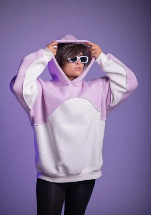 Pink-off Whitey hoodie - Image 7