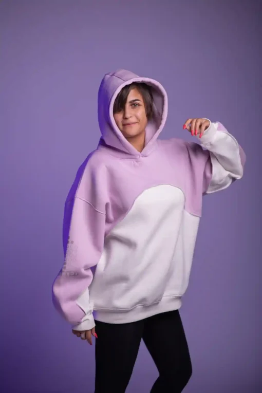 Pink-off Whitey hoodie - Image 2