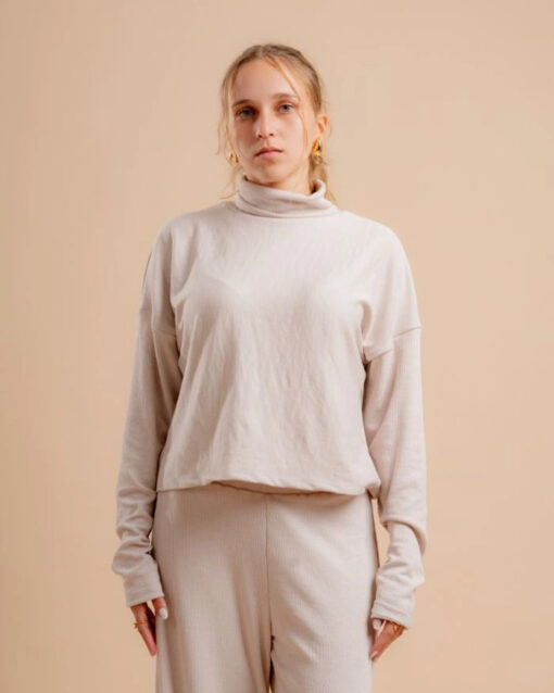 High Collar Top - Image 10