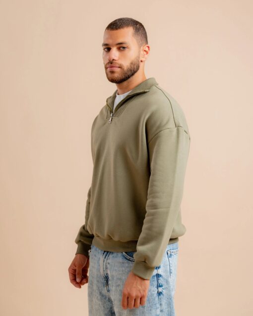 ⁦Unisex Quarter Zip Sweatshirt⁩ - الصورة ⁦9⁩