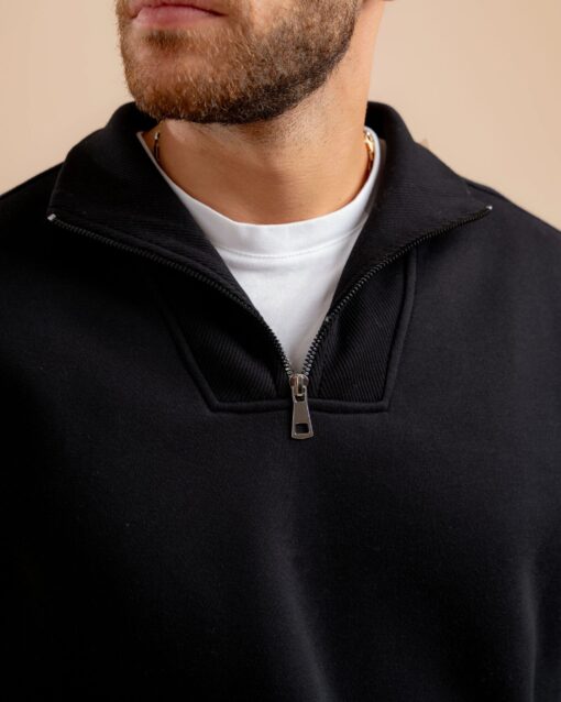 ⁦Unisex Quarter Zip Sweatshirt⁩ - الصورة ⁦8⁩