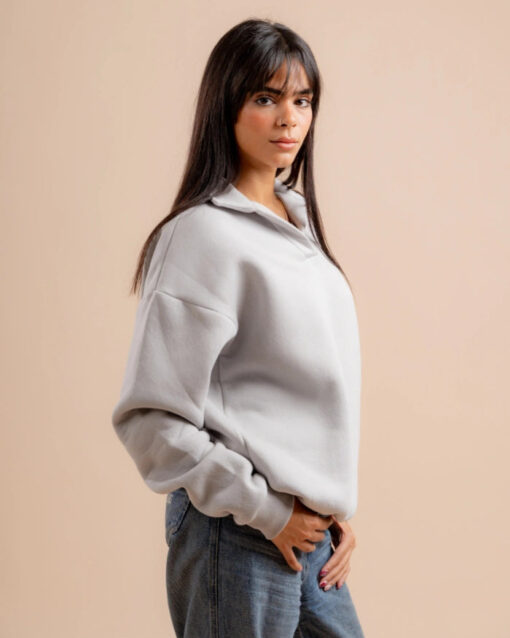 Unisex Collar Sweatshirt - Image 11